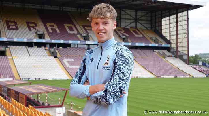Bradford City teen Wood signs new deal at Valley Parade - Telegraph and Argus