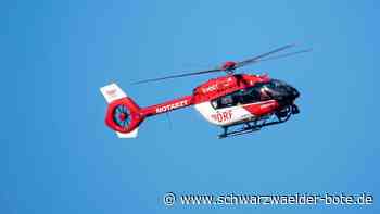 Arbeitsunfall in Albstadt - 40-Jähriger schwer verletzt in Klinik geflogen - Schwarzwälder Bote