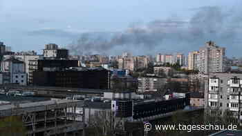 Ukraine-Liveblog: ++ Explosionen in Kiew ++
