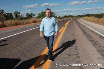 Mendes inaugura 112 km de novo asfalto em cidades de MT - Midia News