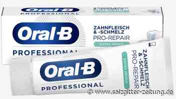Stiftung Warentest testet Zahncremes: Oral-B Zahnfleisch & -schmelz PRO-REPAIR Extra Frisch ist Testsieger mit der Note SEHR GUT - Salzgitter Zeitung