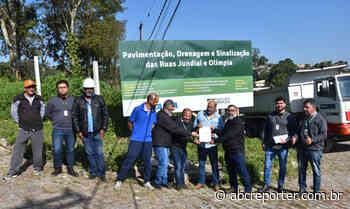 Prefeitura de Rio Grande da Serra oficializa ordem de serviço para pavimentação de duas vias no Parque América - ABC Repórter