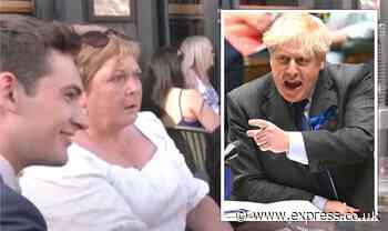 Wakefield woman's face says it all as friend admits 'Don't get rid - I love Boris Johnson! - Express