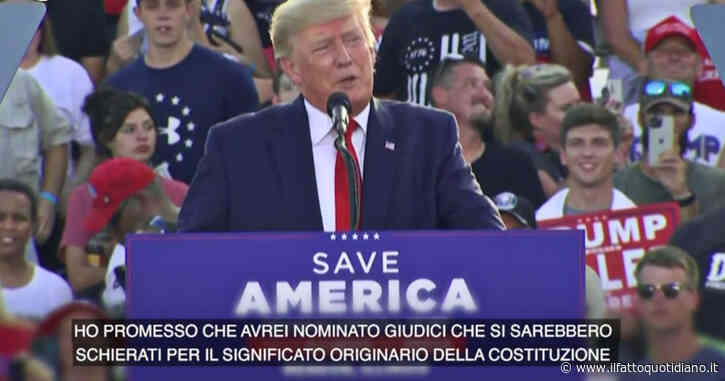 Aborto, Trump esulta e parla di “vittoria della vita”. Poi blandisce la lobby delle armi: “Proteggerò il secondo emendamento” – Video