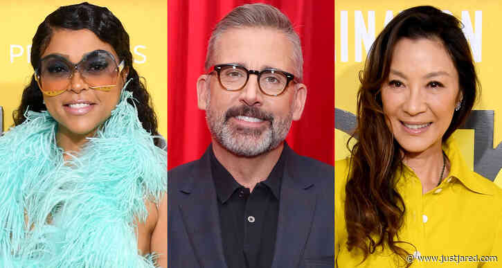 Steve Carell, Taraji P. Henson, & More Step Out for 'Minions: The Rise of Gru' Premiere