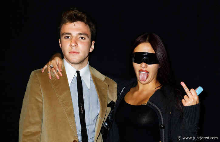 Madonna's Kids Lourdes Leon & Rocco Ritchie Make Rare Public Appearance Together at Paris Fashion Show