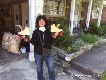 Woman unknowingly buys roller skates she owned 40 years ago