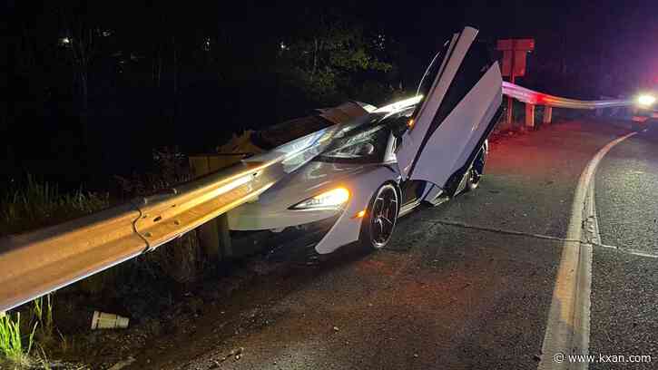 Driver abandoned $250,000 McLaren sports car on side of road after accident, police say