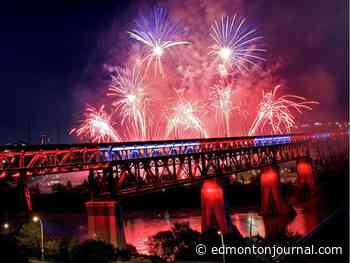 How to watch Edmonton's Canada Day fireworks show