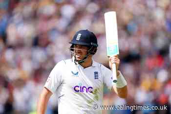 England's Jamie Overton happy to entertain on rollercoaster Test debut - Ealing Times