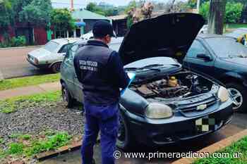 Hallaron en Cerro Azul un auto robado hace tres años en Buenos Aires - Primera Edición el Diario de Misiones