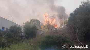 Messina, a fuoco le colline della Panoramica: lambito un centro rifiuti - VIDEO - Giornale di Sicilia