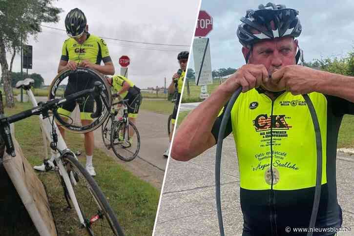 Pech onderweg: A-ploeg De Rappe Wielen moet aan de kant om te ‘blazen’