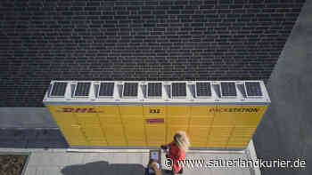 Bedienung einfach per App mit dem Smartphone: Neue solarbetriebene Packstation in Lennestadt - sauerlandkurier.de