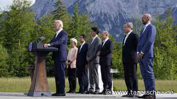 Konkurrenz mit China: G7 kündigen Milliarden-Investitionsprogramm an