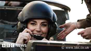 Duchess of Cambridge releases photos of visit to army training
