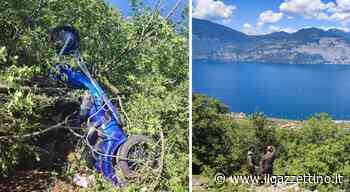 Brenzone sul Garda, incidente in moto: turisti precipitano in un dirupo per 50 metri - ilgazzettino.it