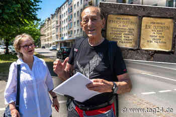 Die Guttmanns am Stolperstein ihrer Ahnen: "Meine Eltern vermissten ihre Heimat sehr" - TAG24