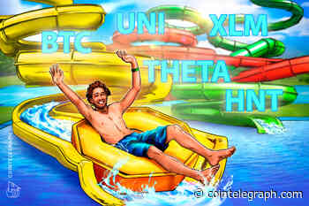 Top 5 cryptocurrencies to watch this week: BTC, UNI, XLM, THETA, HNT