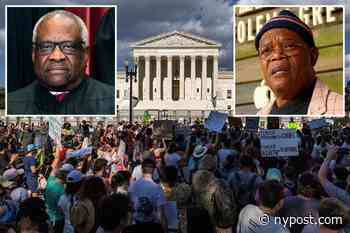 Samuel L. Jackson takes race-based shot at Justice Thomas over Roe v. Wade - New York Post