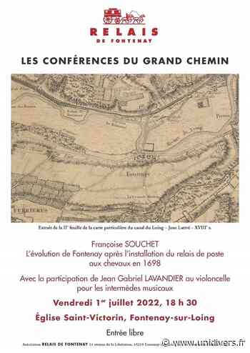 Les conférences du grand chemin Fontenay-sur-Loing vendredi 1 juillet 2022 - Unidivers