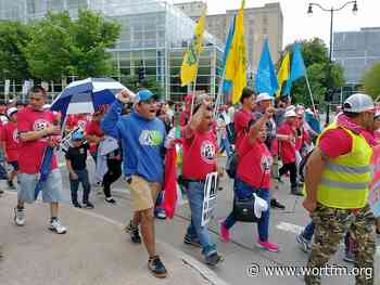 Voces de la Frontera protested outside of medical supply company Medline Industries - Wortfm