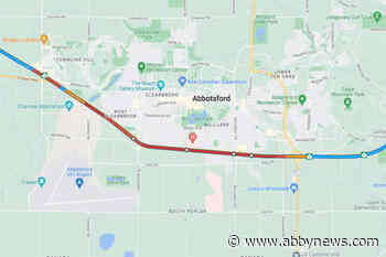 TRAFFIC: Eastbound Highway 1 crash in Abbotsford slowing Sunday commuters