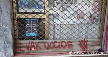 Acqui, imbrattata con scritte No Vax la sede della Uil - Il Piccolo