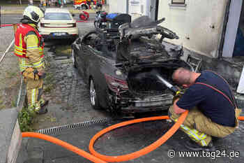 Brandstiftung in Dresden: Mercedes auf der Budapester Straße abgefackelt! - TAG24