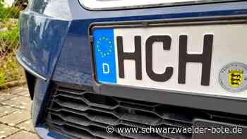 Autokennzeichen in Hechingen - So viele Autofahrer sind mit HCH-Schild unterwegs - Schwarzwälder Bote