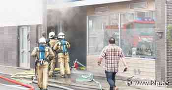 Brandweer bestrijdt zware brand bij sanitairbedrijf in Eine - Het Laatste Nieuws