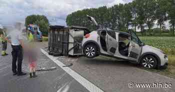 Ongeval met foodtruck veroorzaakt fikse file op E17 richting Antwerpen - Het Laatste Nieuws