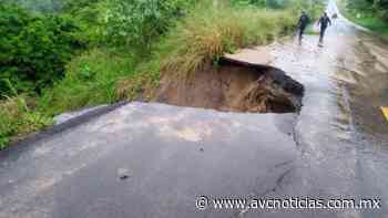 Caminos de Atzalan, Altotonga y Jalacingo padecen daños por lluvias - AVC Noticias