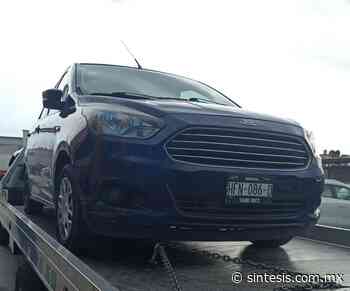 SSC y policía municipal de Apizaco detuvieron a presuntos responsables de robo - Síntesis