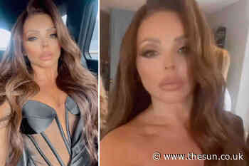 Jesy Nelson looks incredible in see-through corset top as she heads to pal’s wedding... - The Sun