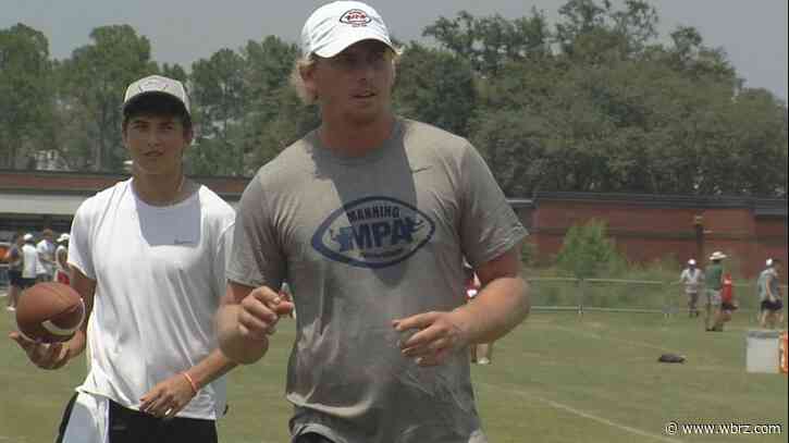Myles Brennan prepping to be QB1 for LSU this fall