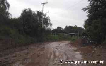 Chuvarada afeta condição de estrada no bairro Lomba Grande - Jornal NH