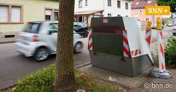 Beschmiert und zerkratzt: Der neue mobile Blitzer in Bruchsal löst viele Emotionen aus - BNN - Badische Neueste Nachrichten