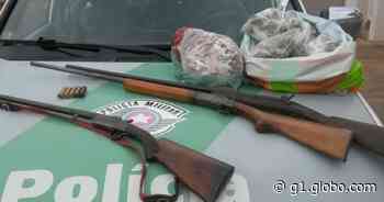 Polícia apreende armas e carne de capivara vendida em bar de Bariri - Globo