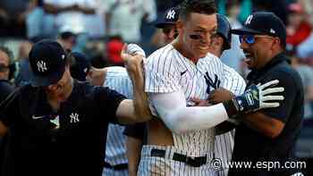 Yanks end historic hitless drought in walk-off win