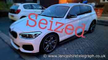 Burnley: Car seized after driver did 'burn outs' and excessive speed