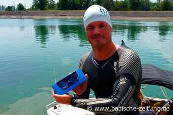 Rheinschwimmer Heß verliert Brille und bekommt Hilfe aus Breisach - Breisach - Badische Zeitung