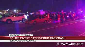 Four car crash in Gates, no word yet on possible injuries