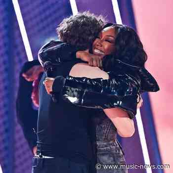 Brandy and Lil Wayne perform with Jack Harlow at the BET Awards 2022