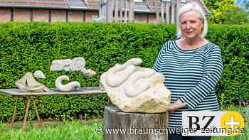 In Stein gemeißelte Ideen in einem Fümmelser Garten