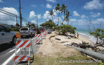 Rock revetment planned to harden eroding shoreline