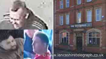 Police release photos of three men after 'serious assault' at Blackburn pub