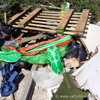 Turtle paddling pool in Bicester key to fly-tipping investigation