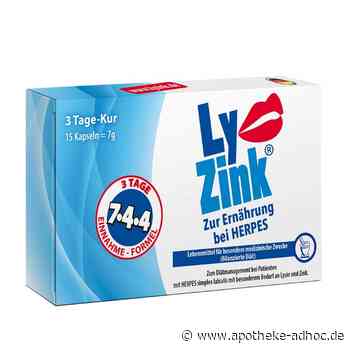 LyZink® - die 3-Tage-Kur von innen zur Ernährung bei Lippenherpes