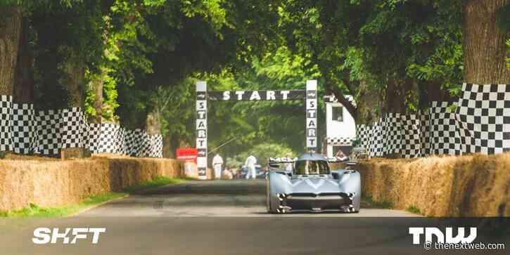 Watch this Batmobile-style EV smash a speed record